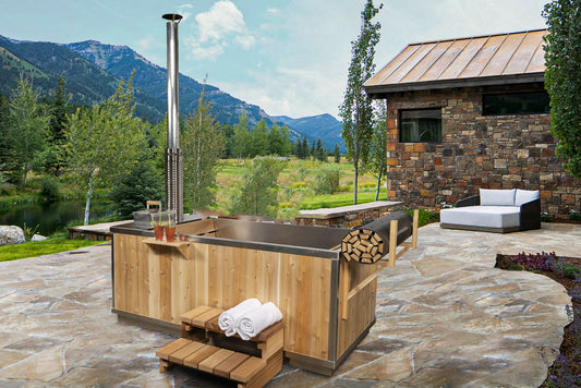 Dundalk Leisurecraft Canadian Timber The Starlight Wood Burning Hot Tub | CT372W