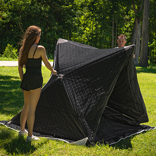 SaunaLife SaunaTrekker Portable Insulated Sauna Tent, Up to 4 Persons - 130181