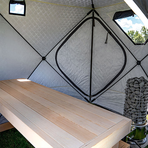 SaunaLife SaunaTrekker Portable Insulated Sauna Tent, Up to 4 Persons - 130181