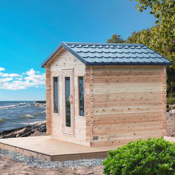 Dundalk Leisurecraft Canadian Timber Georgian Cabin Wood Sauna | 4 Persons CTC88W