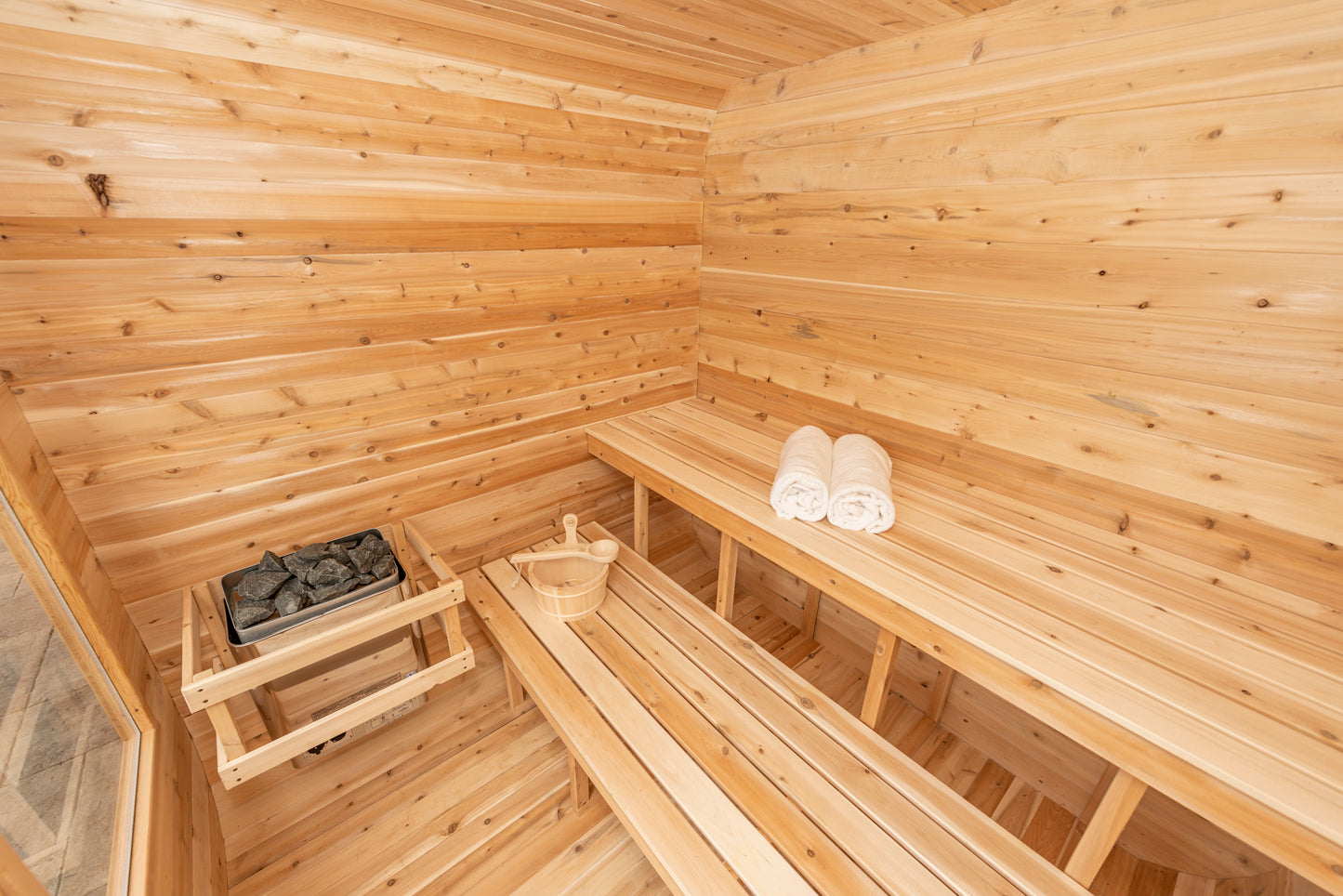 Dundalk Leisurecraft Canadian Timber Luna Electric Sauna | 3 Persons CTC22LU