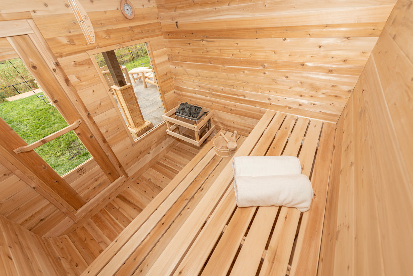 Dundalk Leisurecraft Canadian Timber Luna Electric Sauna | 3 Persons CTC22LU