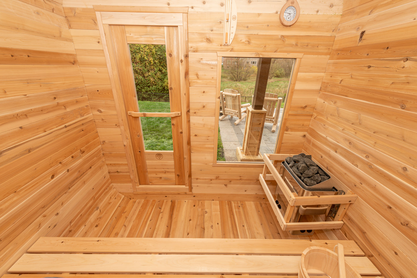 Dundalk Leisurecraft Canadian Timber Luna Electric Sauna | 3 Persons CTC22LU