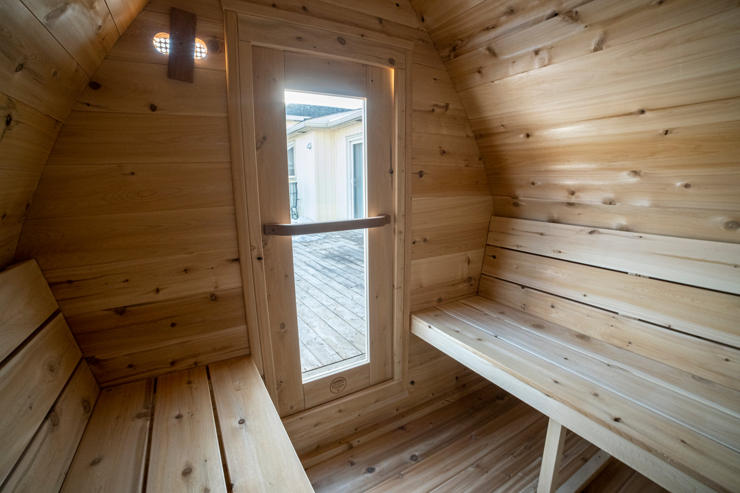 Dundalk Leisurecraft Canadian Timber MiniPOD Electric Sauna | 4 Persons CTC77ME