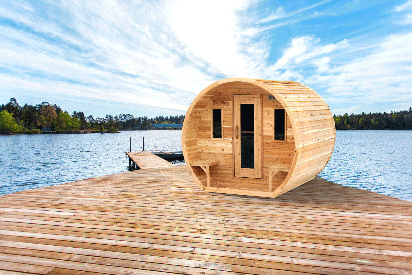 Dundalk Leisurecraft Canadian Timber Elation Electric Sauna | 4 Persons CTC2424E