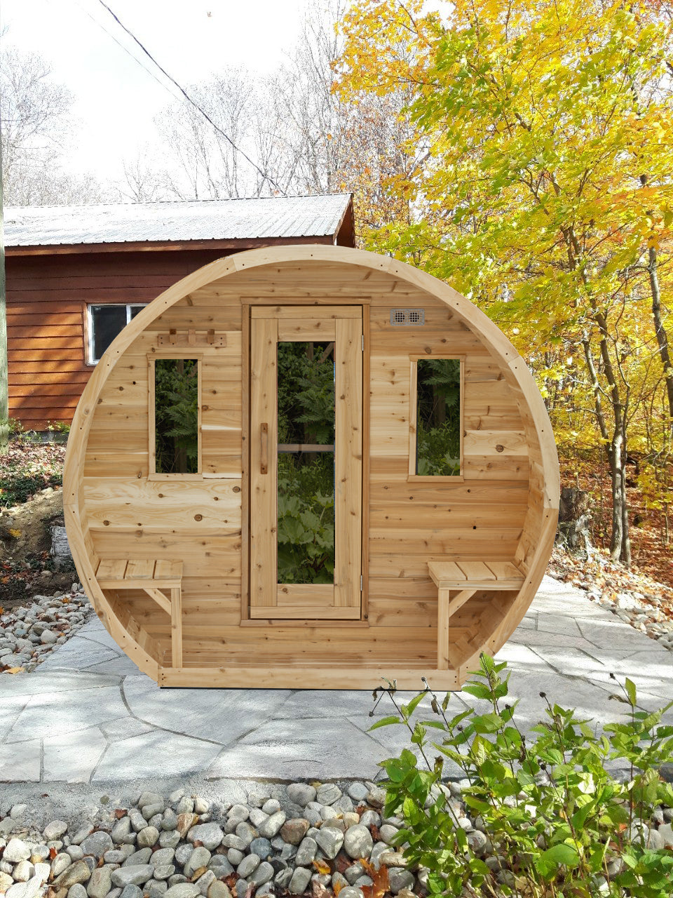 Dundalk Leisurecraft Canadian Timber Elation Electric Sauna | 4 Persons CTC2424E