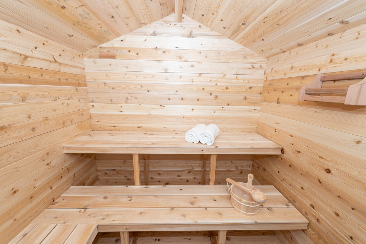 Dundalk Leisurecraft Canadian Timber Georgian Cabin Wood Sauna | 4 Persons CTC88W