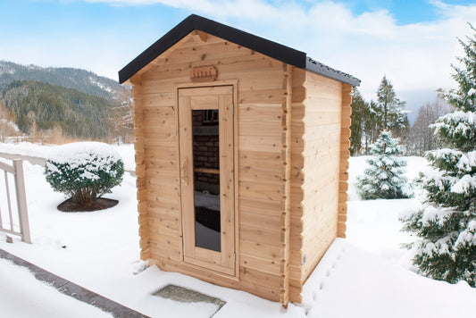 Dundalk Leisurecraft Canadian Timber Granby Cabin Electric Sauna | 3 Persons CTC66E