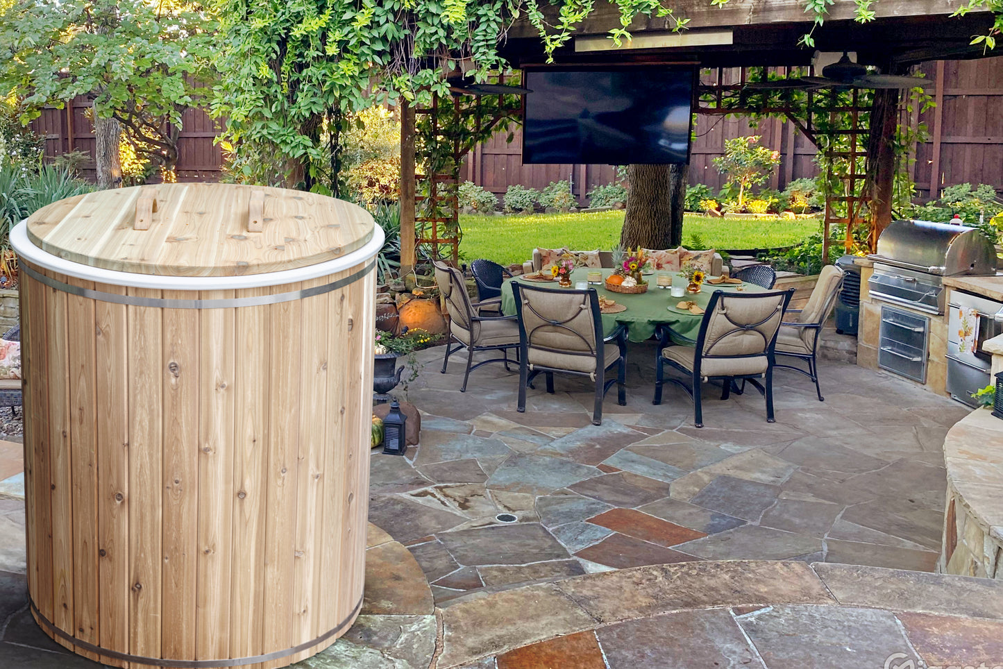 Dundalk Leisurecraft Canadian Timbe The Baltic Plunge Tub | CT33BP
