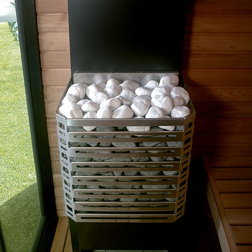 Saunum Air L 15 Air L Series, 15kW Sauna Heater w/Climate Equalizer, Stainless Steel