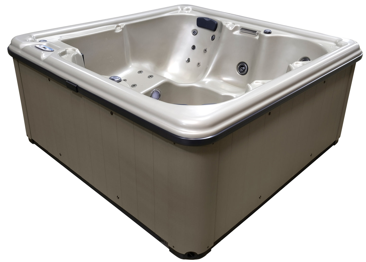 Cyanna Valley Spas Supreme X – 6 Seat Hot Tub with 32 Jets and LED Lighting - SUP4